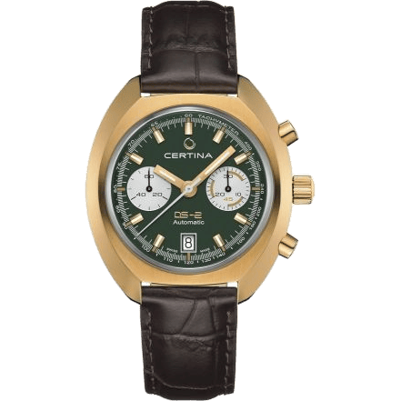 DS-2 Chronograph Automatic Yellow Gold / Green