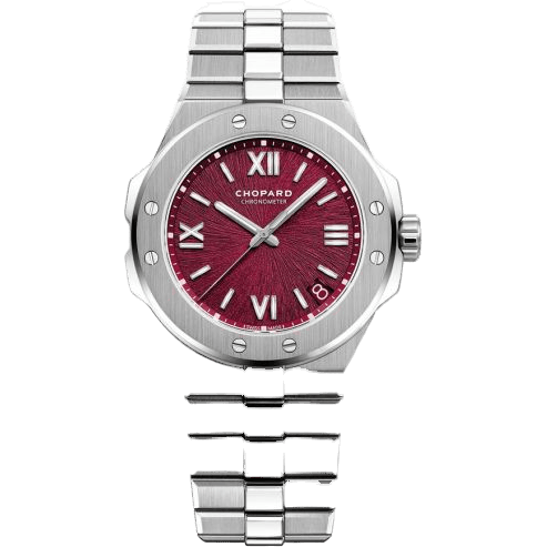Alpine Eagle 41 Stainless Steel / Burgundy / Qatar