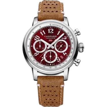Mille Miglia Classic Chronograph 40.5 Lucent Steel / Rosso Amarena