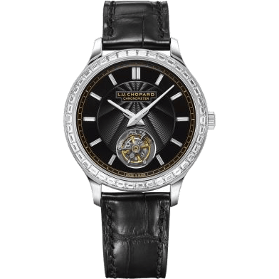 L.U.C Flying T Twin Platinum - Baguette / Black
