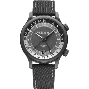 L.U.C Time GMT One Black