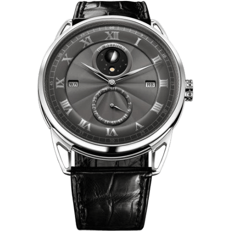 DB25 Perpetual Calendar White Gold / Anthracite