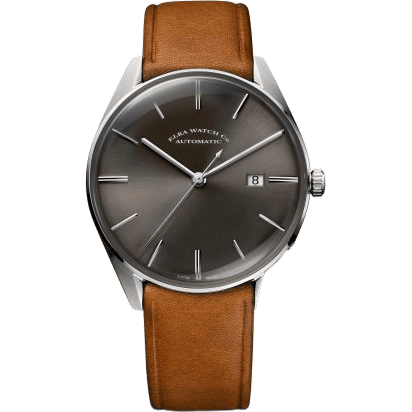 D-Series Stainless Steel / Grey / Leather