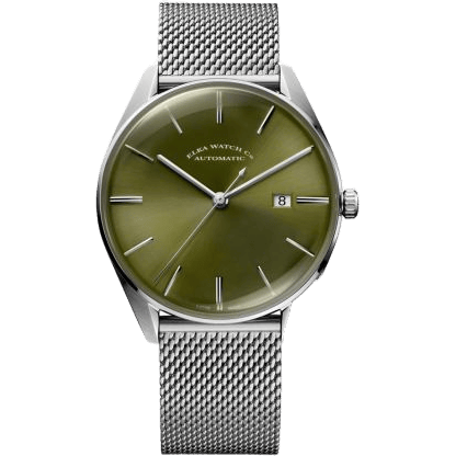 D-Series Stainless Steel / Green / Milanese