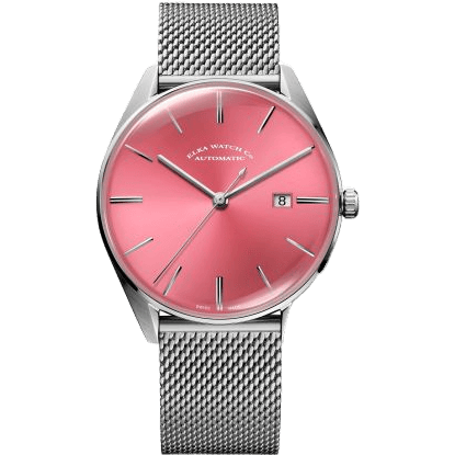 D-Series Stainless Steel / Pink / Milanese