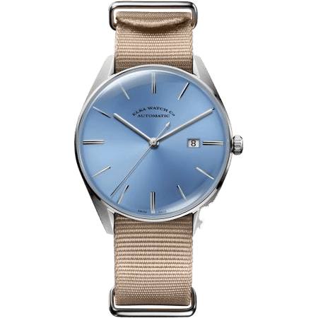 D-Series Stainless Steel / Baby Blue / NATO