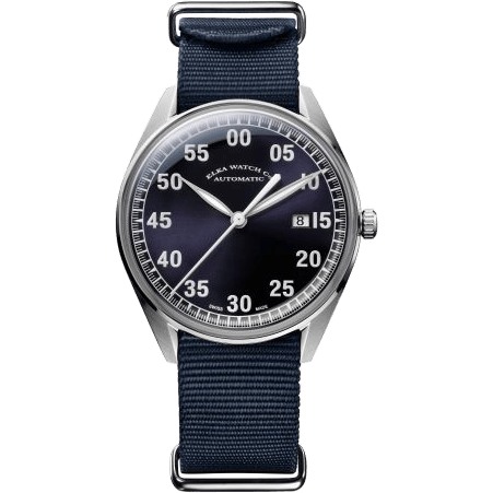 X-Series Stainless Steel / Blue / NATO