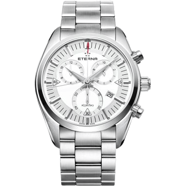 KonTiki Quartz Chronograph Silver / Bracelet