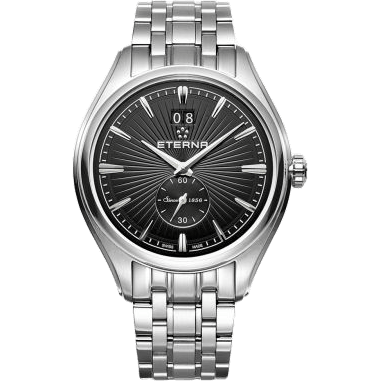 Avant-Garde Quartz Big Date Black / Bracelet