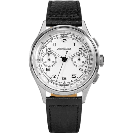 Chronograph Stainless Steel / White / Black Matte