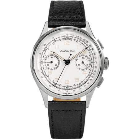 Chronograph Stainless Steel / White / Black Matte