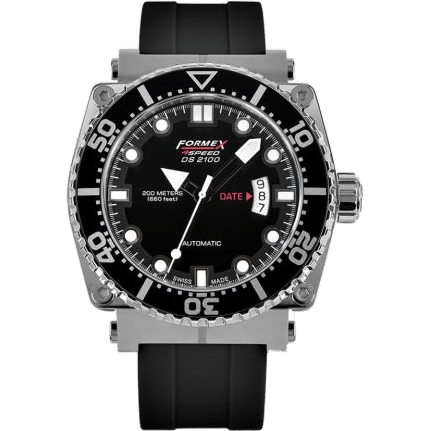 Diver Automatic Black / Rubber