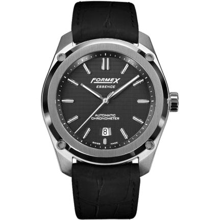 Essence Automatic Chronometer Black / Croco