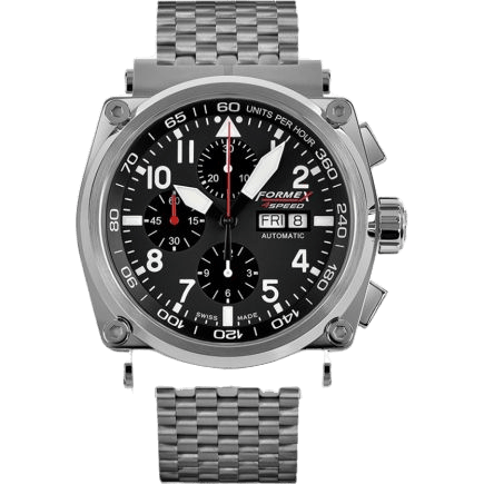 Pilot Automatic Chronograph Black / Bracelet