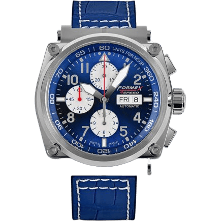Pilot Automatic Chronograph Blue / Croco