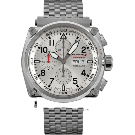 Pilot Automatic Chronograph Silver / Bracelet