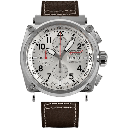 Pilot Automatic Chronograph Silver / Calf