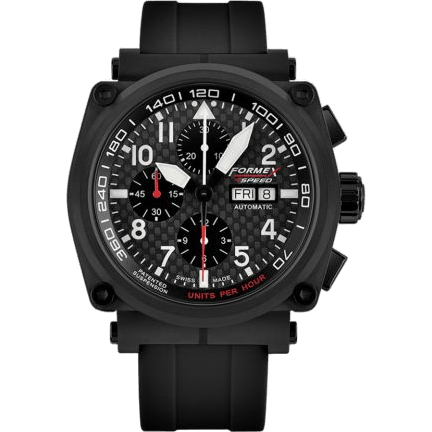 Pilot Automatic Chronograph PVD / Carbon Fibre / Limited Edition / Rubber