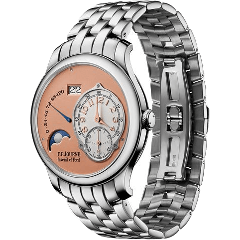 Octa Lune 42 Platinum / Pink / Bracelet