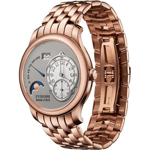 Octa Lune 42 Rose Gold / Grey / Bracelet