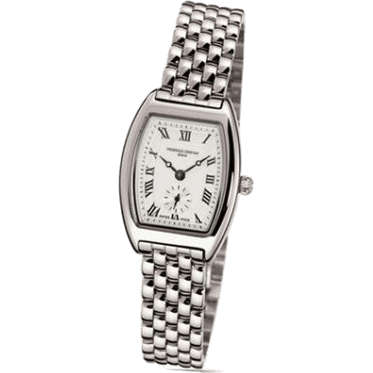 Art Deco Tonneau Small Second Stainless Steel / Silver / Bracelet