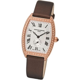 Art Deco Tonneau Small Second Yellow Gold - Diamond / Silver