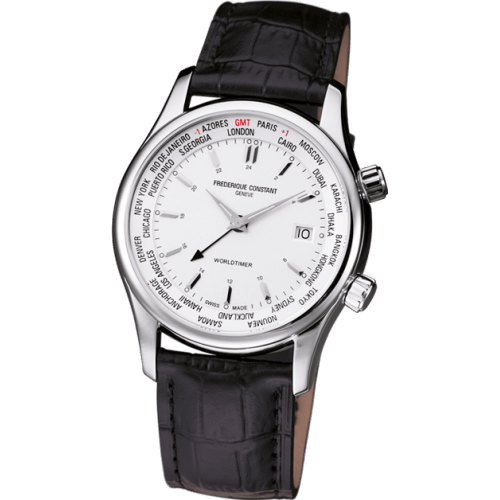 Index Worldtimer Quartz Stainless Steel / Silver