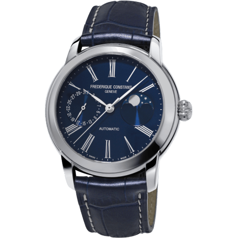 Classic Moonphase Manufacture Stainless Steel / Blue