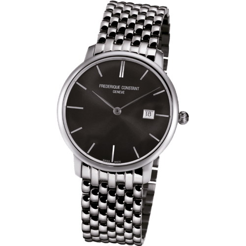 Slimline Automatic Black Bracelet