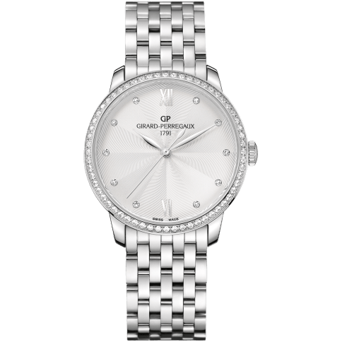 1966 36mm Stainless Steel / Diamond / Silver / Bracelet