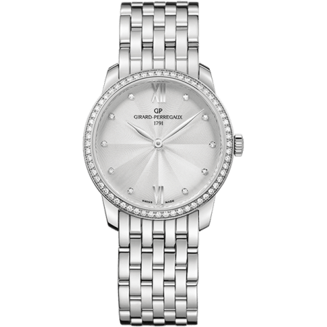 1966 30mm Stainless Steel / Diamond / Silver / Bracelet