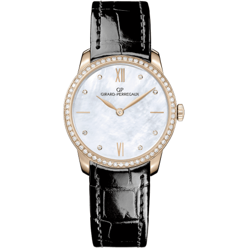1966 30mm Pink Gold / Diamond / MOP / Alligator