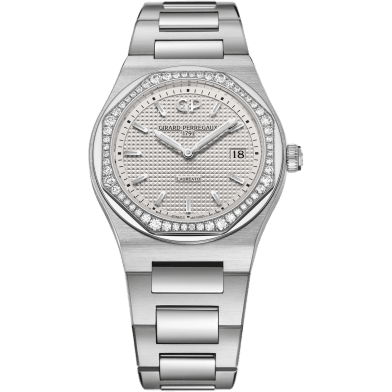 Laureato 34 Quartz Stainless Steel / Diamond / Silver