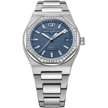 Laureato 38 Automatic Stainless Steel / Diamond / Blue