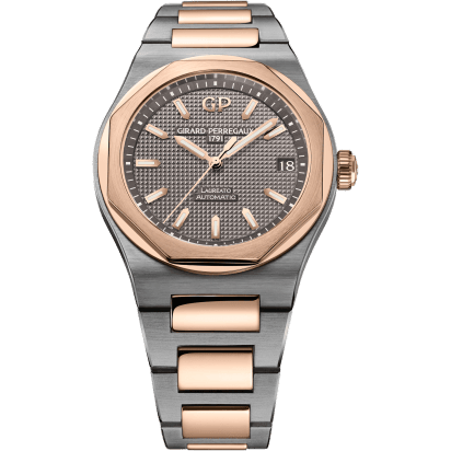 Laureato 42 Automatic Titanium / Pink Gold / Grey