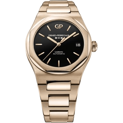 Laureato 42 Automatic Pink Gold / Onyx