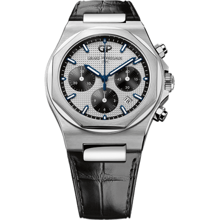 Laureato 42 Chronograph Stainless Steel / Silver Panda / Alligator