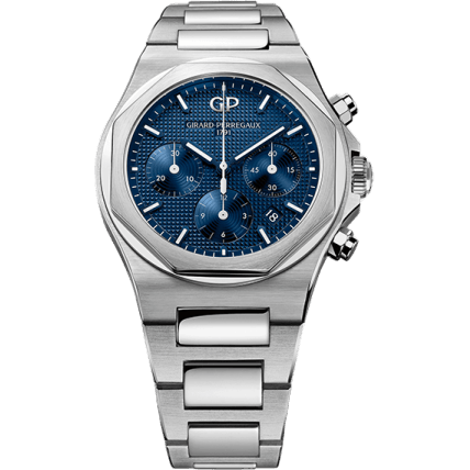 Laureato 42 Chronograph Stainless Steel / Blue / Bracelet