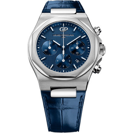 Laureato 42 Chronograph Stainless Steel / Blue / Alligator