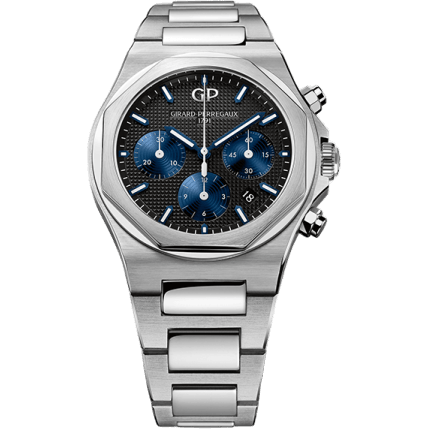 Laureato 42 Chronograph Stainless Steel / Black / Bracelet