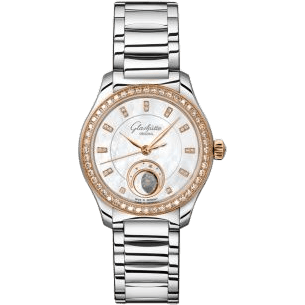 Lady Serenade Luna Stainless Steel - Red Gold - Diamond / MOP / Bracelet
