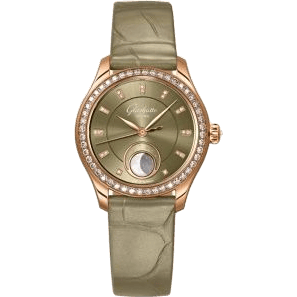 Lady Serenade Luna Red Gold - Diamond / Green