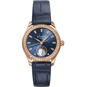 Lady Serenade Luna Red Gold - Diamond / Blue