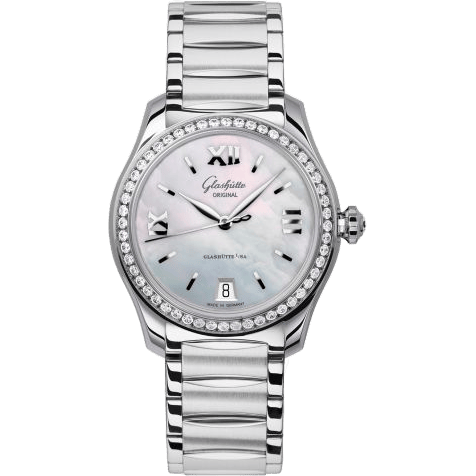 Lady Serenade Stainless Steel / Diamond / MOP / Bracelet
