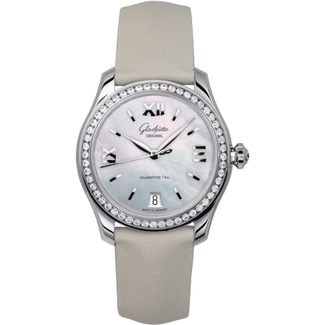 Lady Serenade Stainless Steel / Diamond / MOP / Satin - Pin