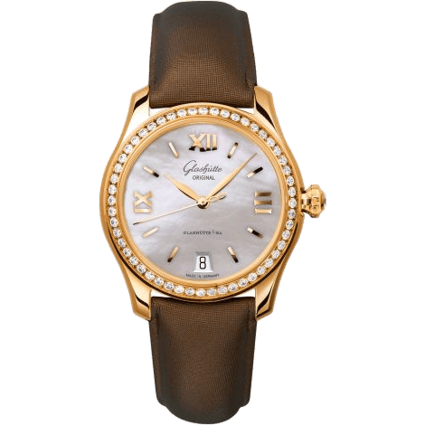 Lady Serenade Rose Gold / Diamond / MOP / Calf - Pin