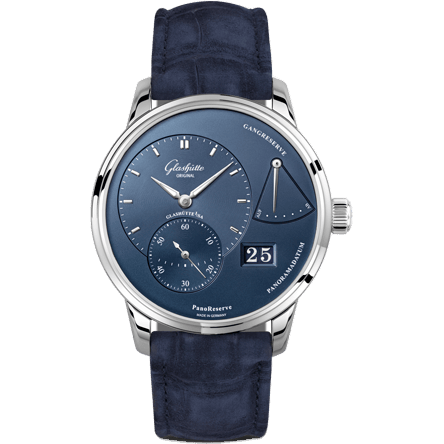 PanoReserve Stainless Steel / Blue . Alligator / Folding