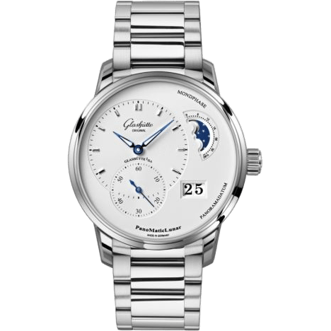 PanoMatic Lunar Stainless Steel / Silver / Bracelet