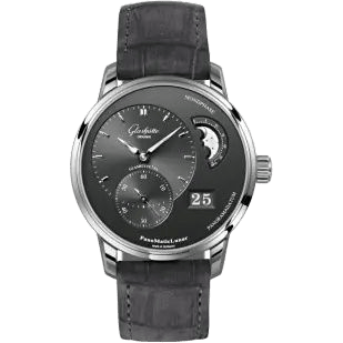 PanoMatic Lunar Stainless Steel / Grey / Alligator - Folding