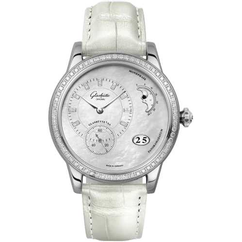 PanoMatic Luna Stainless Steel / Diamond / MOP / Alligator / Pin